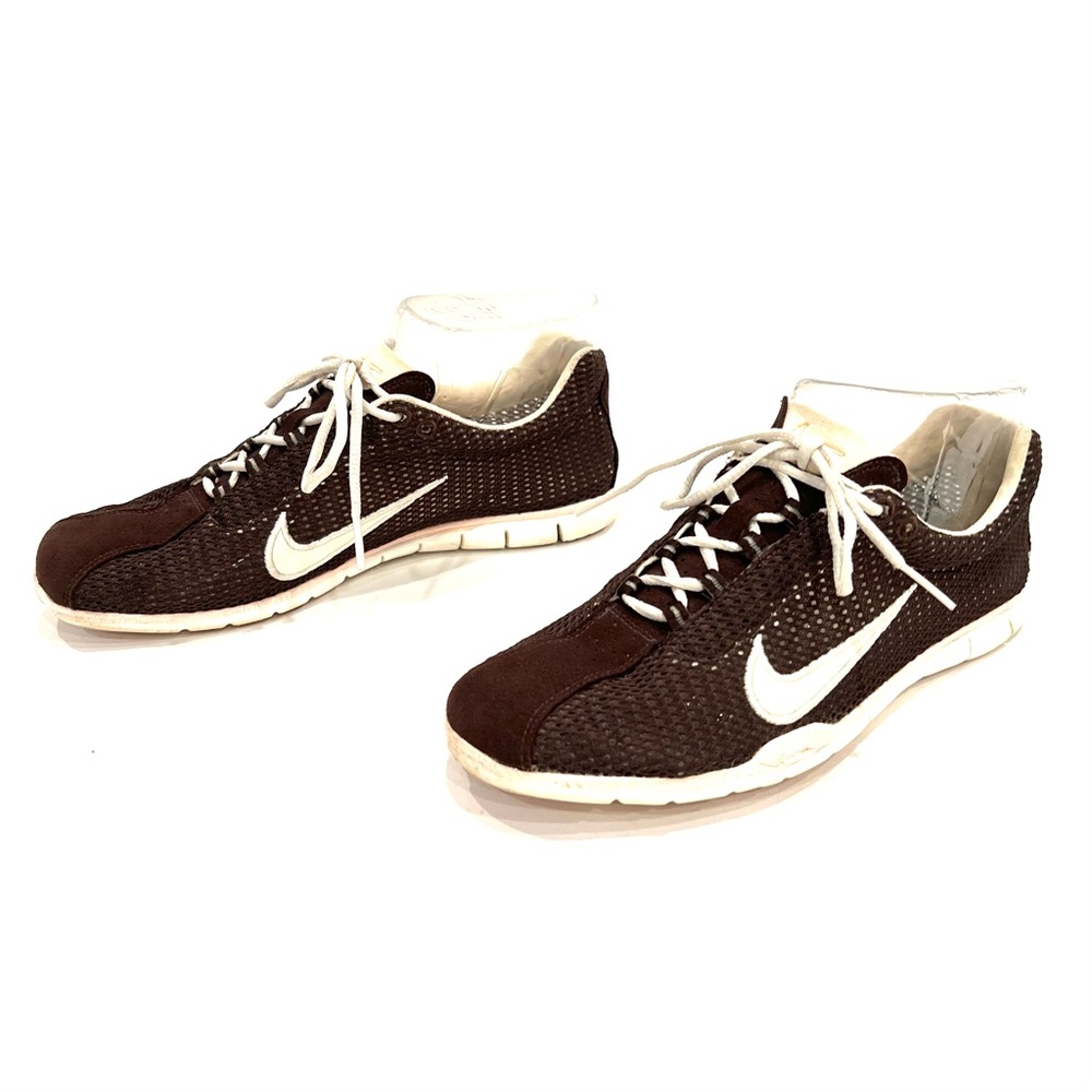 Nike Vintage Dayfly Brown White Pink Ultralight Mesh Training Running Shoes 8